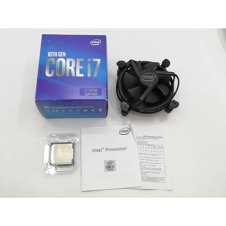 中古】Intel Core i7-10700 (2.9GHz/TB:4.8GHz) BOX LGA1200/8C/16T/L3