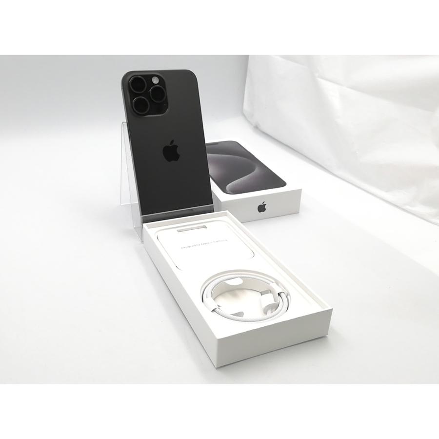 中古】Apple 国内版 【SIMフリー】 iPhone 15 Pro Max 256GB ブラック
