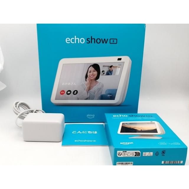 中古】Amazon Echo Show 8 (第2世代/2021年) グレーシャーホワイト【EC