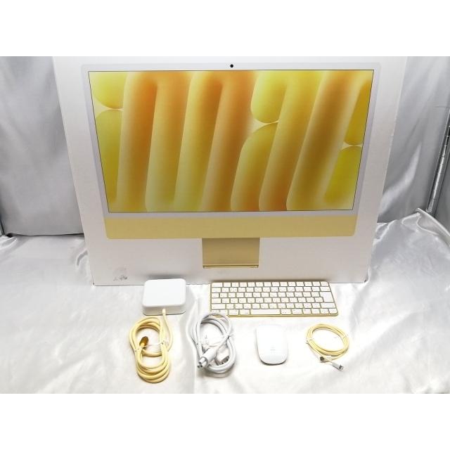 中古品】Apple iMac M1 16GB/256GB (イェロー) 中古品】Apple iMac M1