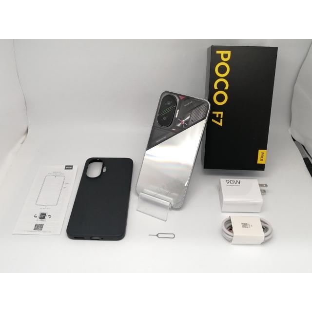 中古】Xiaomi 国内版 【SIMフリー】 Poco F7 シルバー 12GB 512GB
