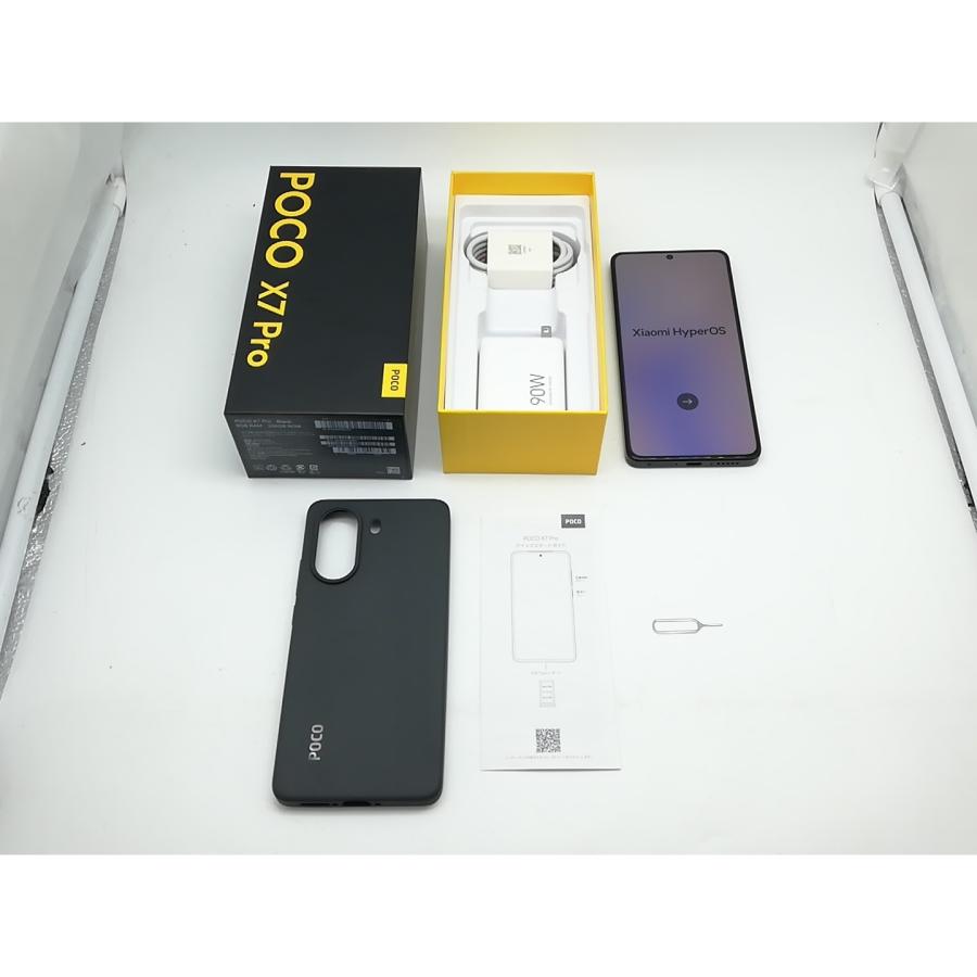 中古】Xiaomi 国内版 【SIMフリー】 Poco X7 Pro ブラック 8GB 256GB