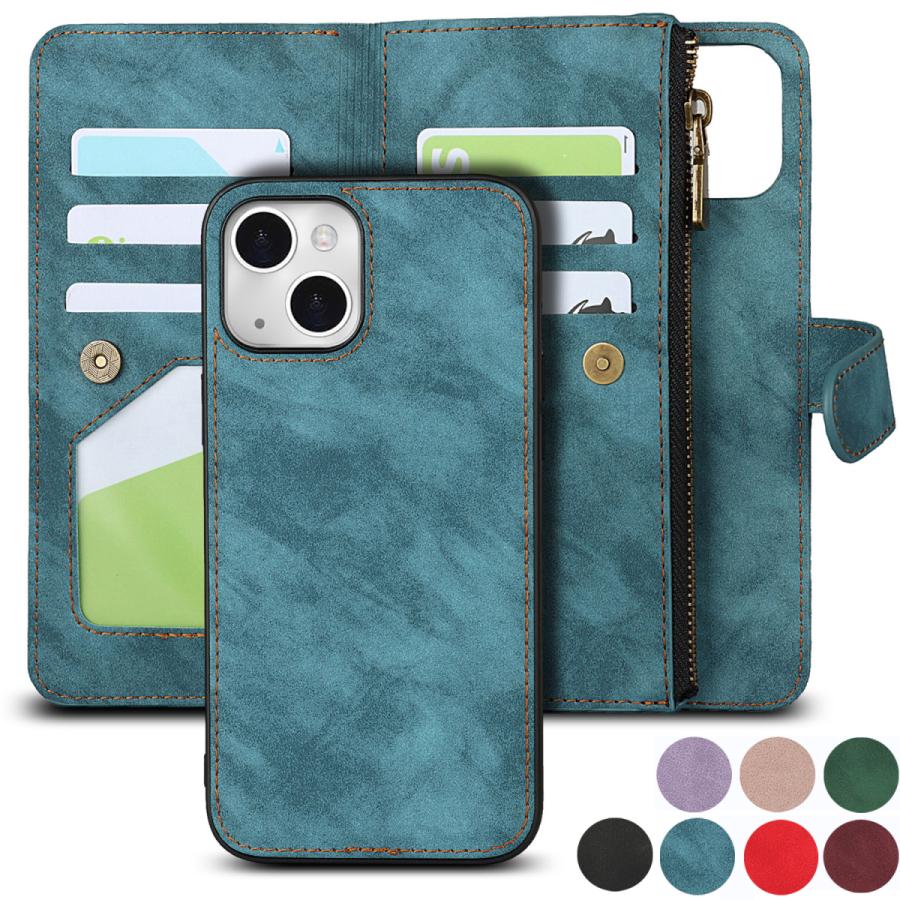 iPhone 13 pro max ケース 手帳型 2-IN-1 耐衝撃 iphone13 PRO