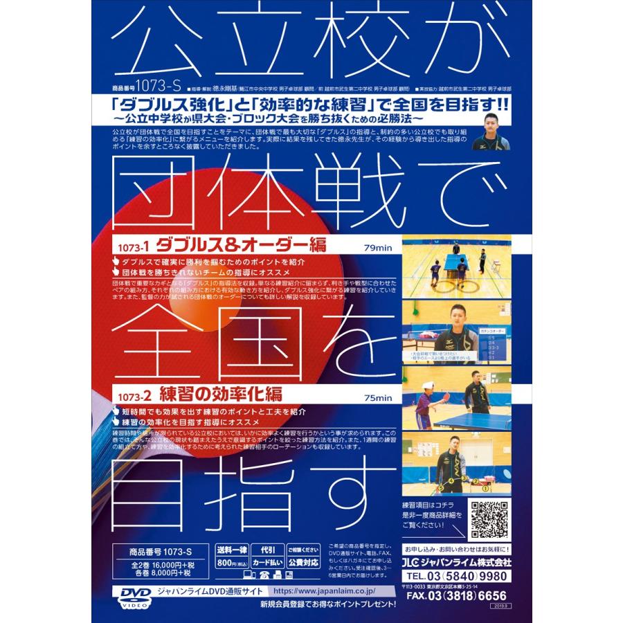 ジャパンライム 「ダブルス強化」と「効率的な練習」で全国を目指す