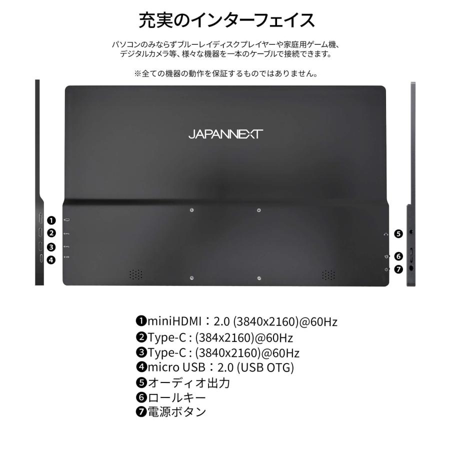 JAPANNEXT（ジャパンネクスト） JAPANNEXT 15.6インチ 有機EL(OLED