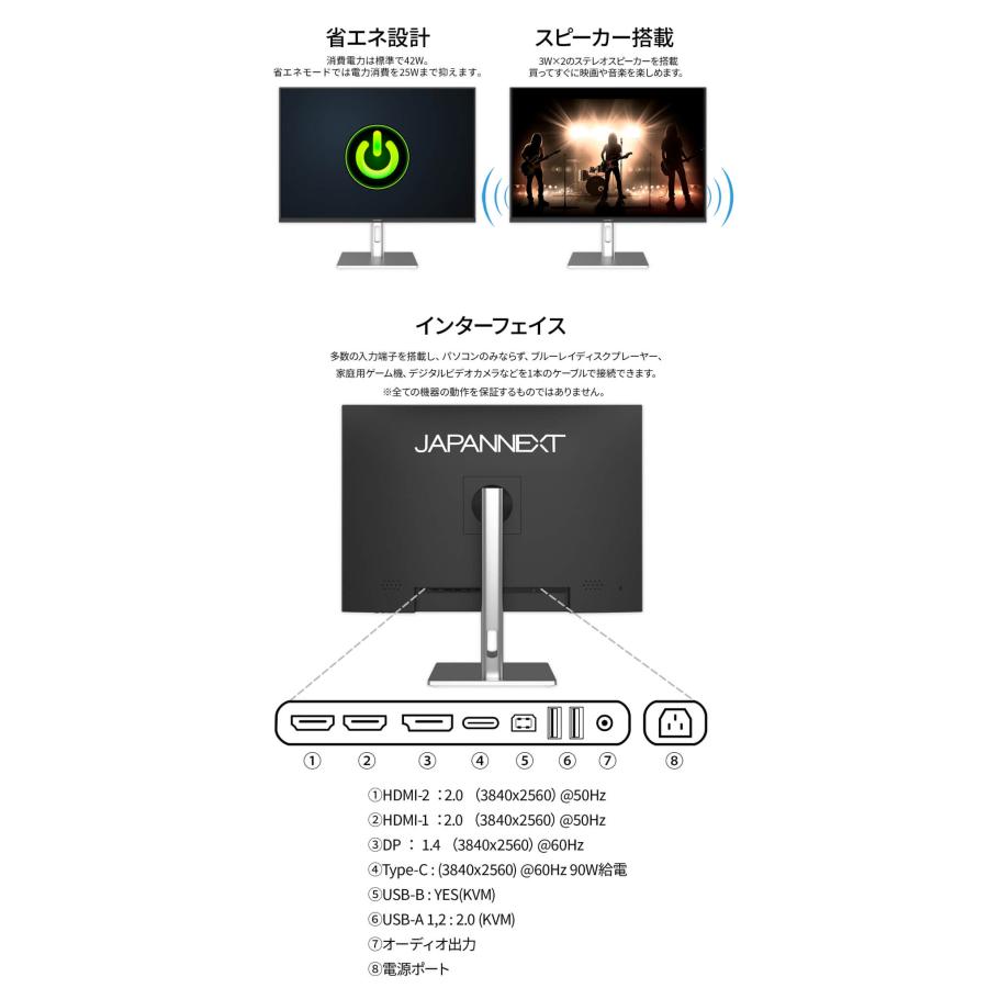 JAPANNEXT（ジャパンネクスト） JAPANNEXT 28.2インチ IPSパネル搭載