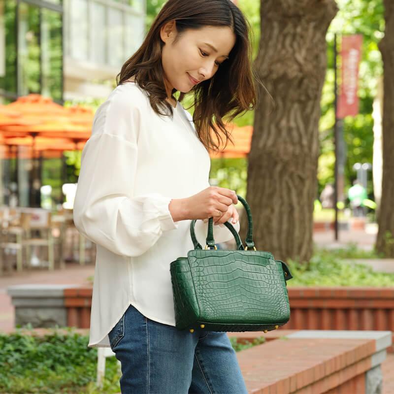 松屋銀座外商部厳選 クロコダイルバッグ 5色展開 : JCCショップ ヤフー