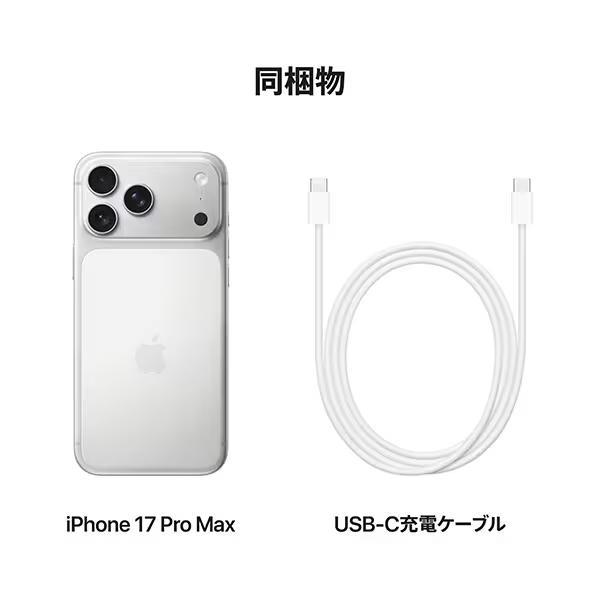 iPhone ☆Apple 国内版 SIMフリー iPhone17ProMax 1TB シルバー MFYF4J