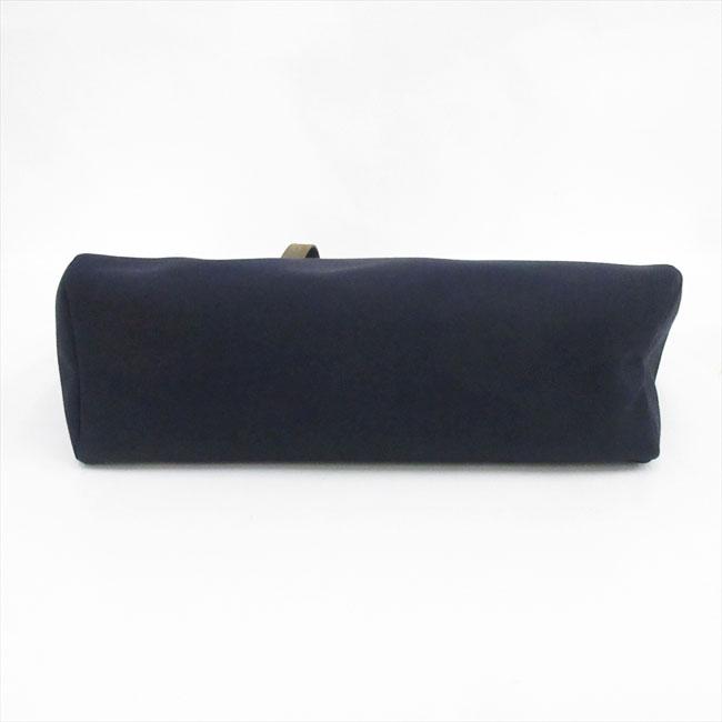 HERMES(エルメス) エールバッグ カバスMM 紺 ネイビー キャンバス