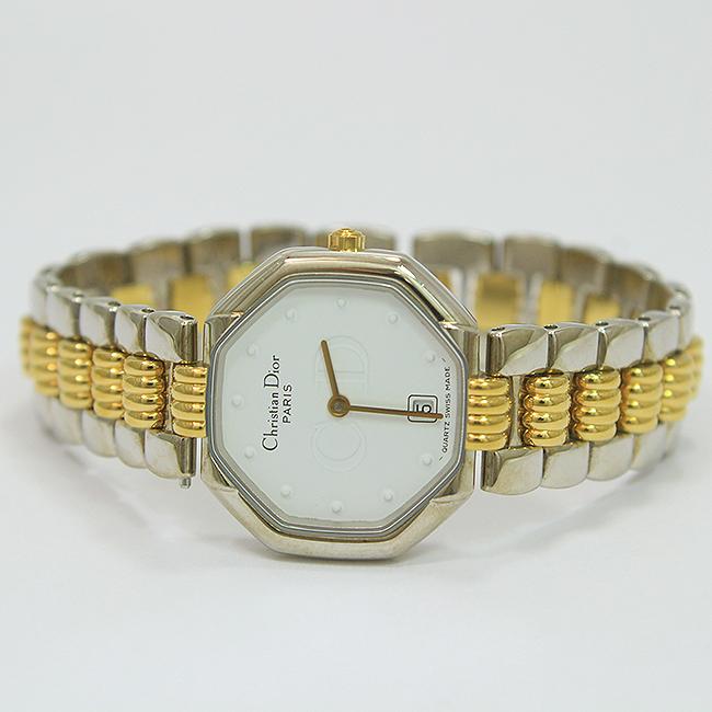 Christian Dior(クリスチャン・ディオール) オクタゴンデイト D48 白