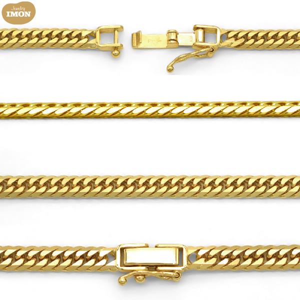 新品」18金 喜平 アンクレット 6面 カット ダブル K18 14.5g 26cm