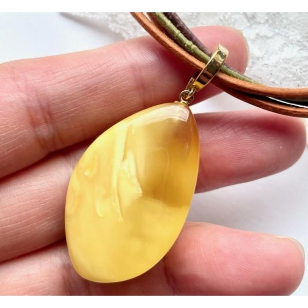 天然石 天然琥珀 琥珀 ネックレス ペンダント バルト海天然琥珀