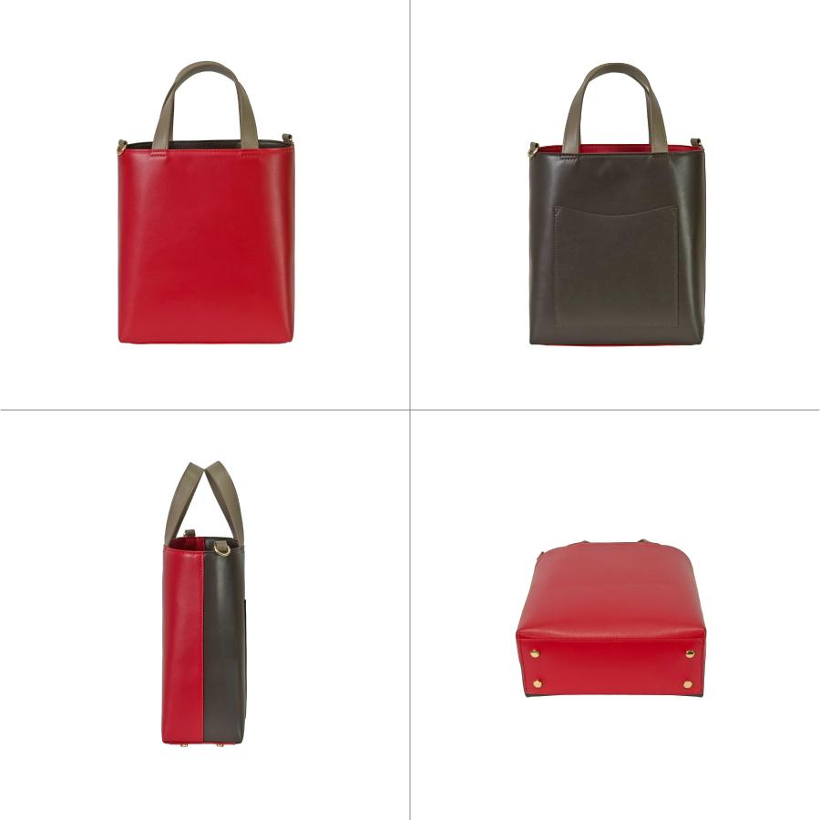 本革 イタリア製レザー バイカラー2way BAG : Jewelry Me - 通販