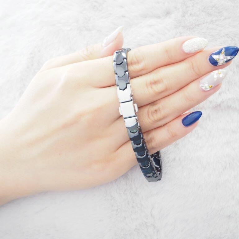 Lill one STAR リルワンスター】 SUS304 セラミックブレス ブラック