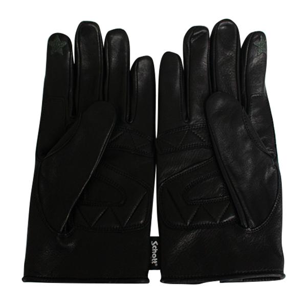 Schott N.Y.C（ショット） Schott メンズ 本革 手袋 グローブ レザー