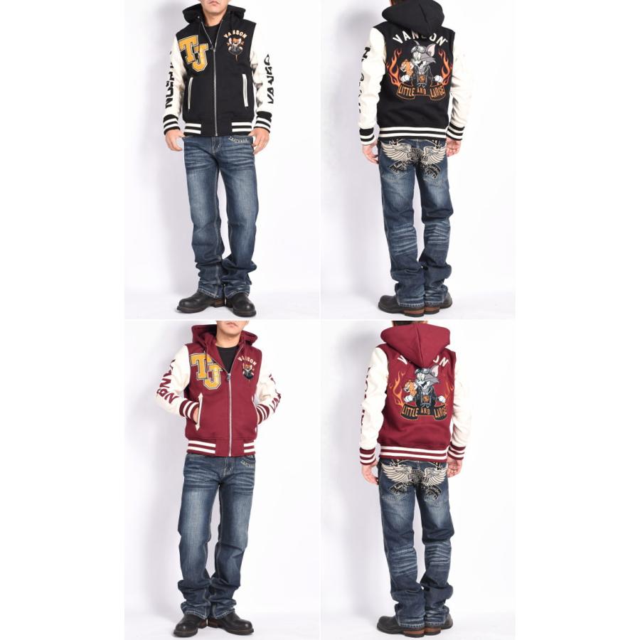 VANSON（バンソン） × トムとジェリー コラボ スタジャン バイカー