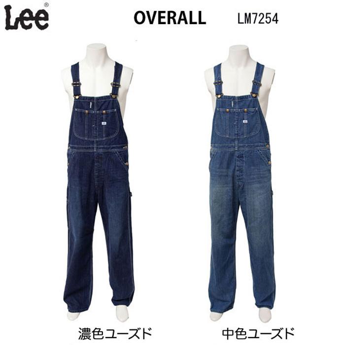 Lee（リー） LM7254 オーバーオール DUNGAREES ヒッコリ― ユーズド