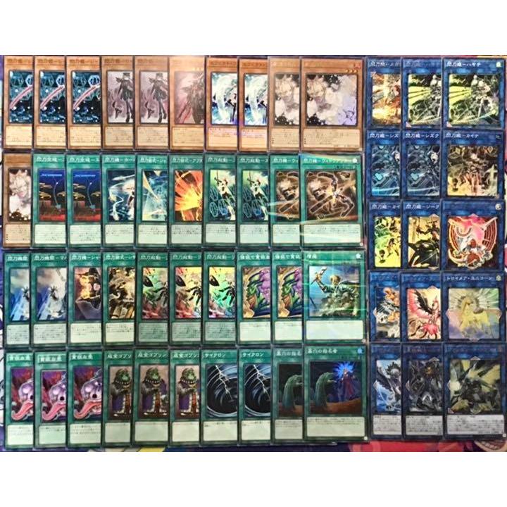 遊戯王 本格構築【閃刀姫】デッキ メイン＆EX15枚＆三重スリーブ : 自