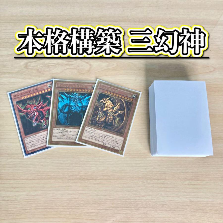 遊戯王 本格構築 【三幻神】 デッキ&EX15枚&二重スリーブ : 自遊堂