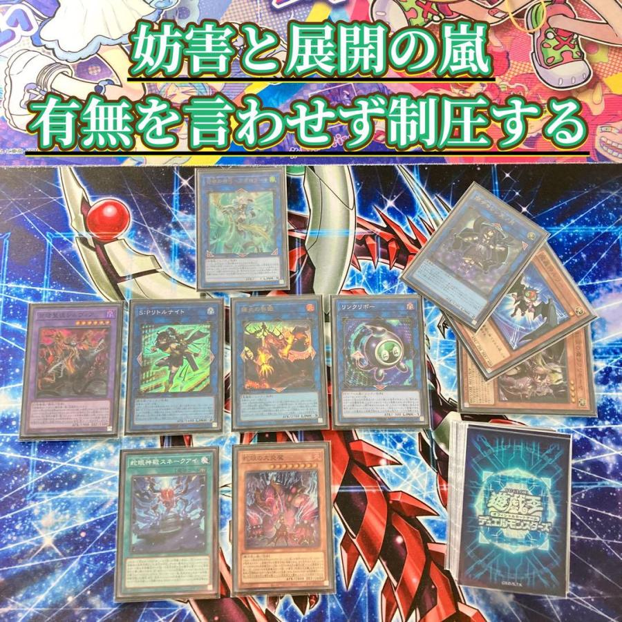 大会構築 アザミナ罪宝デモンスミススネークアイ デッキ＆三重スリーブ