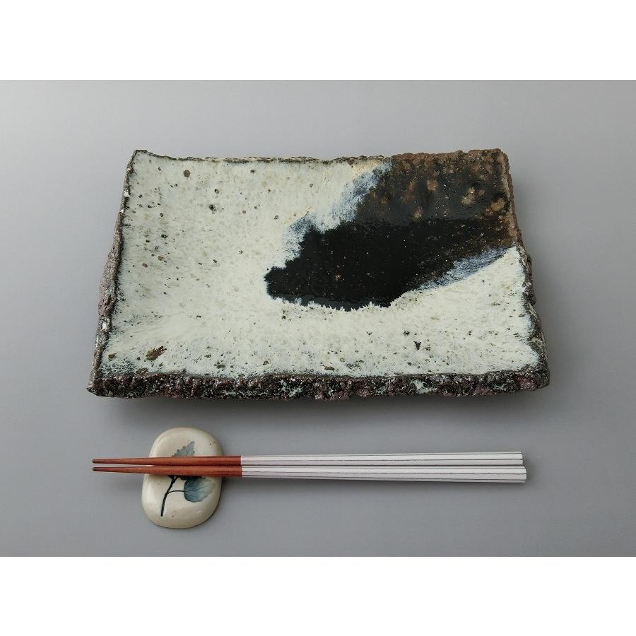 唐津焼中川自然坊窯】中川恭平作 朝鮮唐津長方皿 : 唐津焼中川自然坊窯