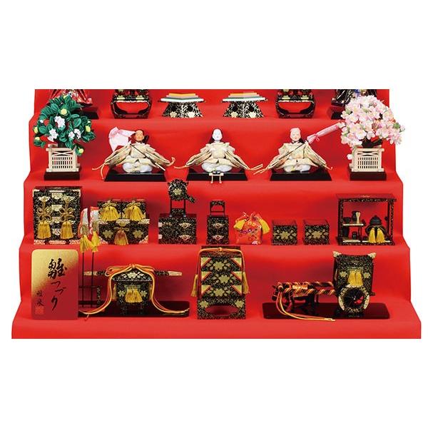 雛人形 7段飾り 15人飾り 十五人 七段 フルセット ひな人形 初節句飾り