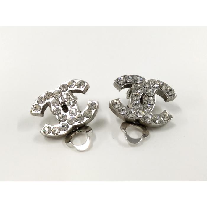 CHANEL（シャネル） イヤリング ココマーク ラインストーン GP
