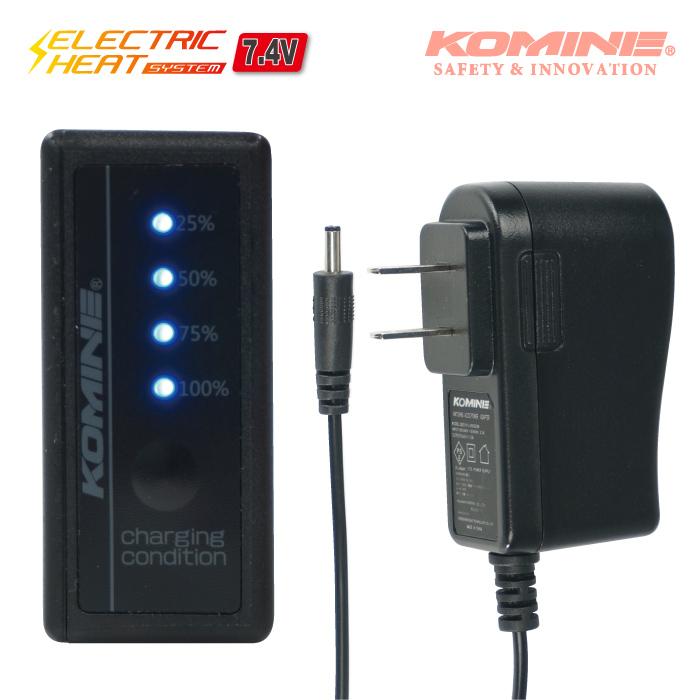 コミネ（Komine） EK-210 7.4Vバッテリー (1個) & 充電器セット KOMINE