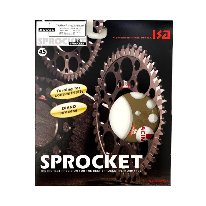 アイエスエー リアスプロケット Y-23 45T YAMAHA YZF-R6 6穴('03