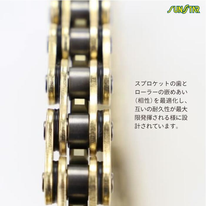 サンスター チェーン＆スプロケット 3点セット カワサキ Ninja ZX-25R