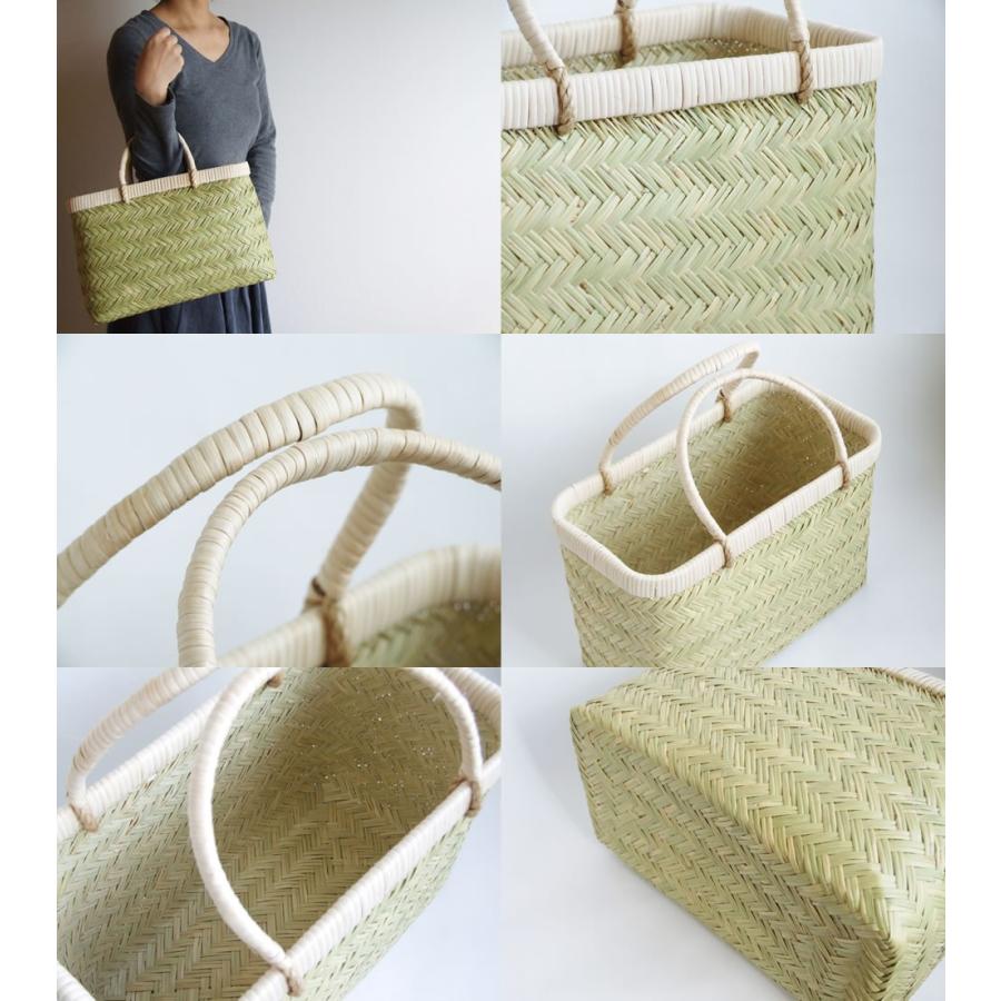 岩手県鳥越地区の竹細工 岩手県二戸 鳥越竹細工 スズ竹 市場かご 尺一