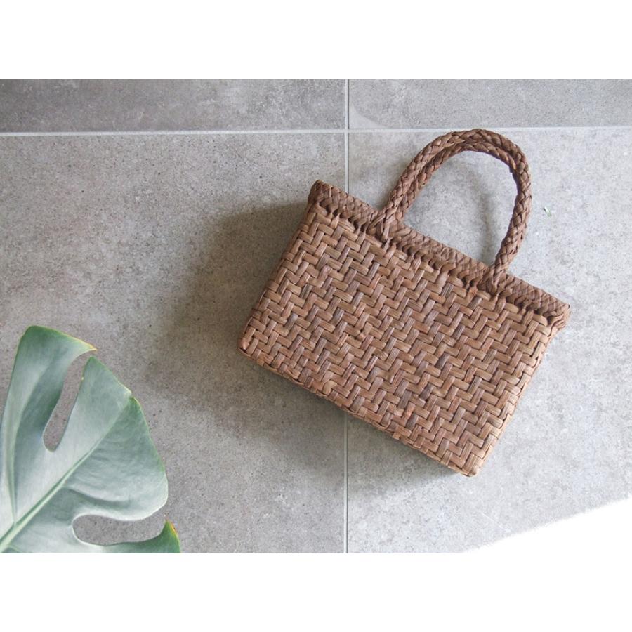 純国産 山形県 山葡萄かごバッグ 網代編み 小 : おまめ - 通販 - Yahoo