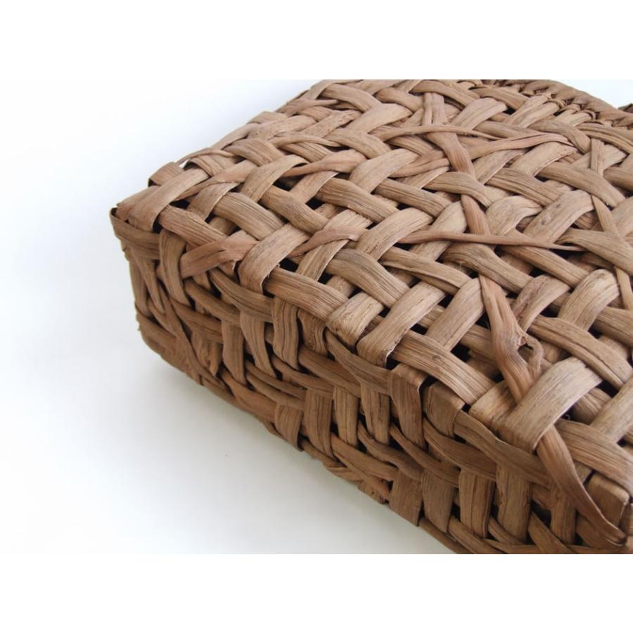 純国産 伊藤加代子作 山葡萄かごバッグ 網代編み 乱れ編み＋ : おまめ