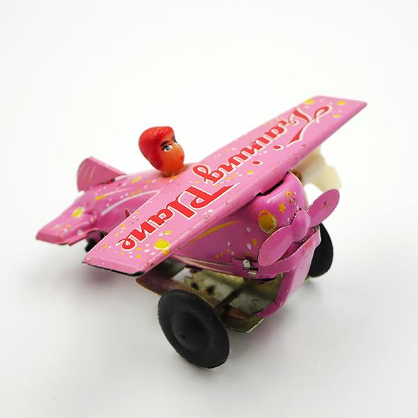 ブリキ おもちゃ 昭和レトロ 飛行機 traning plane 完成品