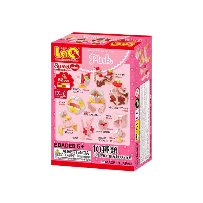 LaQ（ラキュー） スイートコレクションミニ ピンク 62ピース 知育