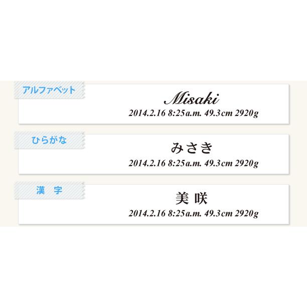 sanrio（サンリオ） 手形足形キット付き 名入れ ベビーフォトフレーム