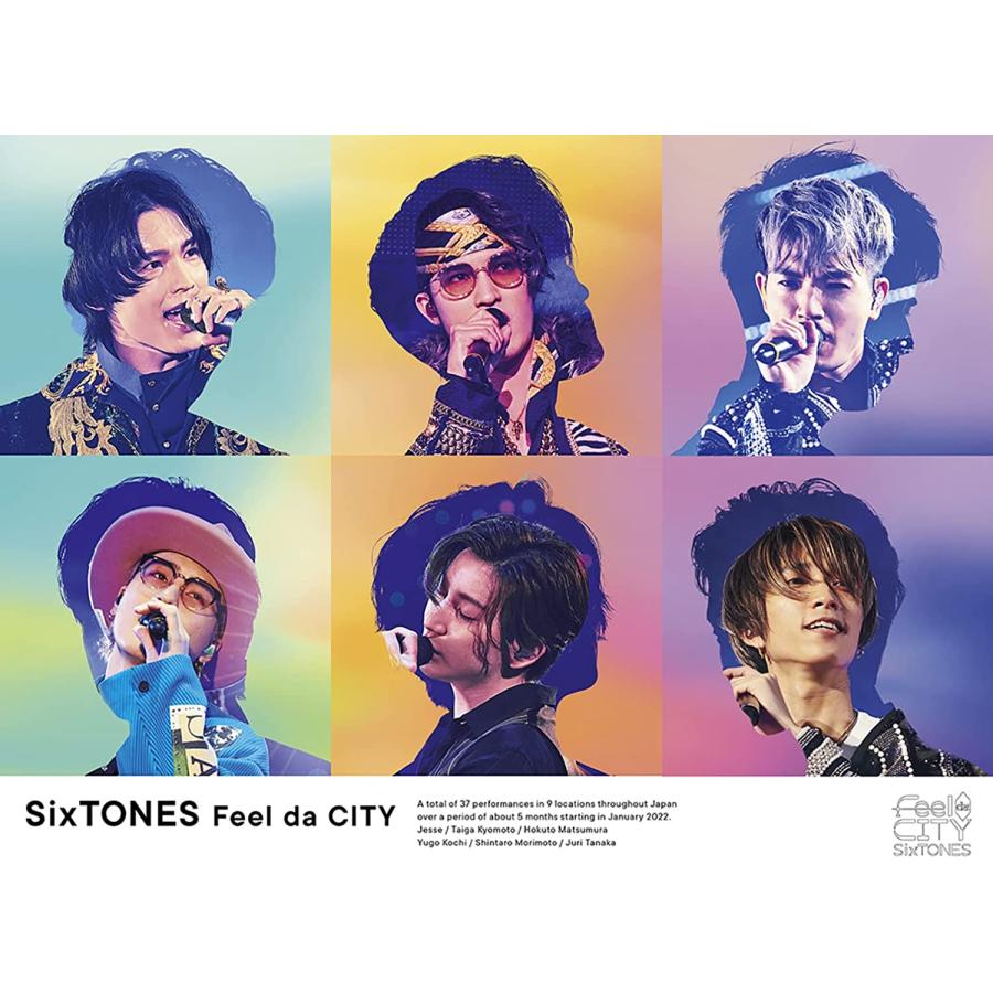 SixTONES Feel da CITY 初回盤 DVD 2枚組 三方背 デジパック仕様 48P