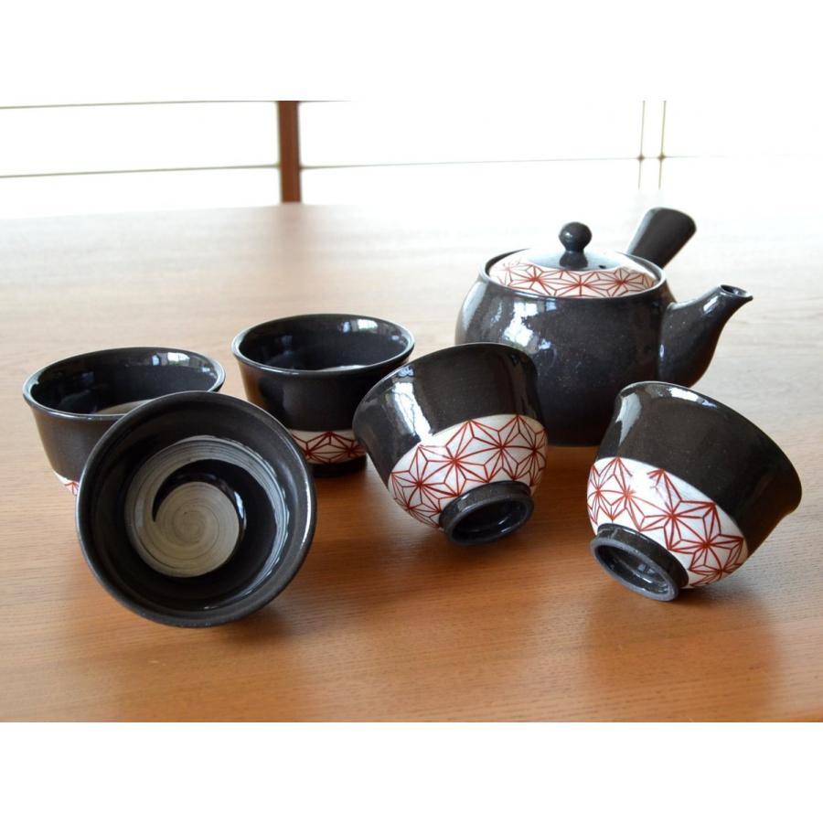 茶器セット 日本茶 有田焼 絵麻 U急須茶器揃（急須1個・湯呑5客