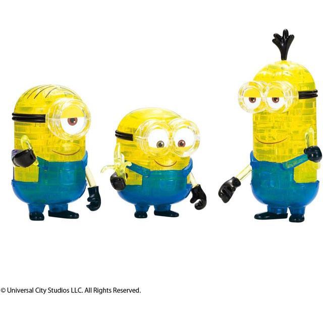 MINIONS（ミニオンズ） 立体ジグソーパズル クリア クリスタルパズル
