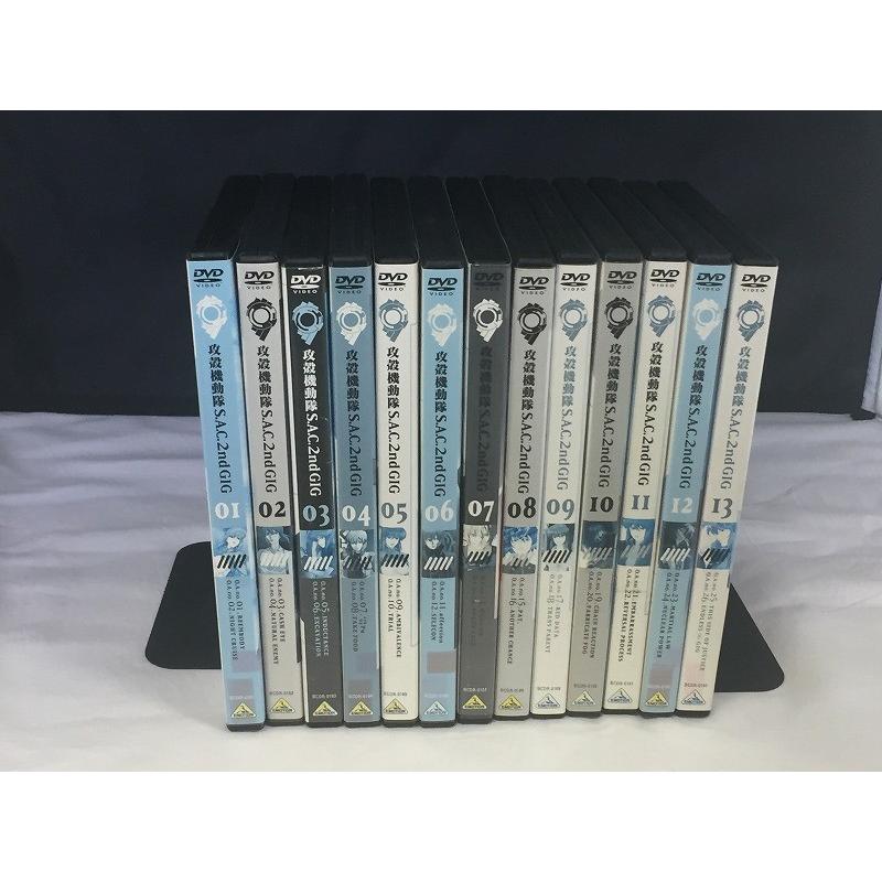 攻殻機動隊 S.A.C. 2nd GIG 全13枚セット【中古品DVD】※レンタル落ち