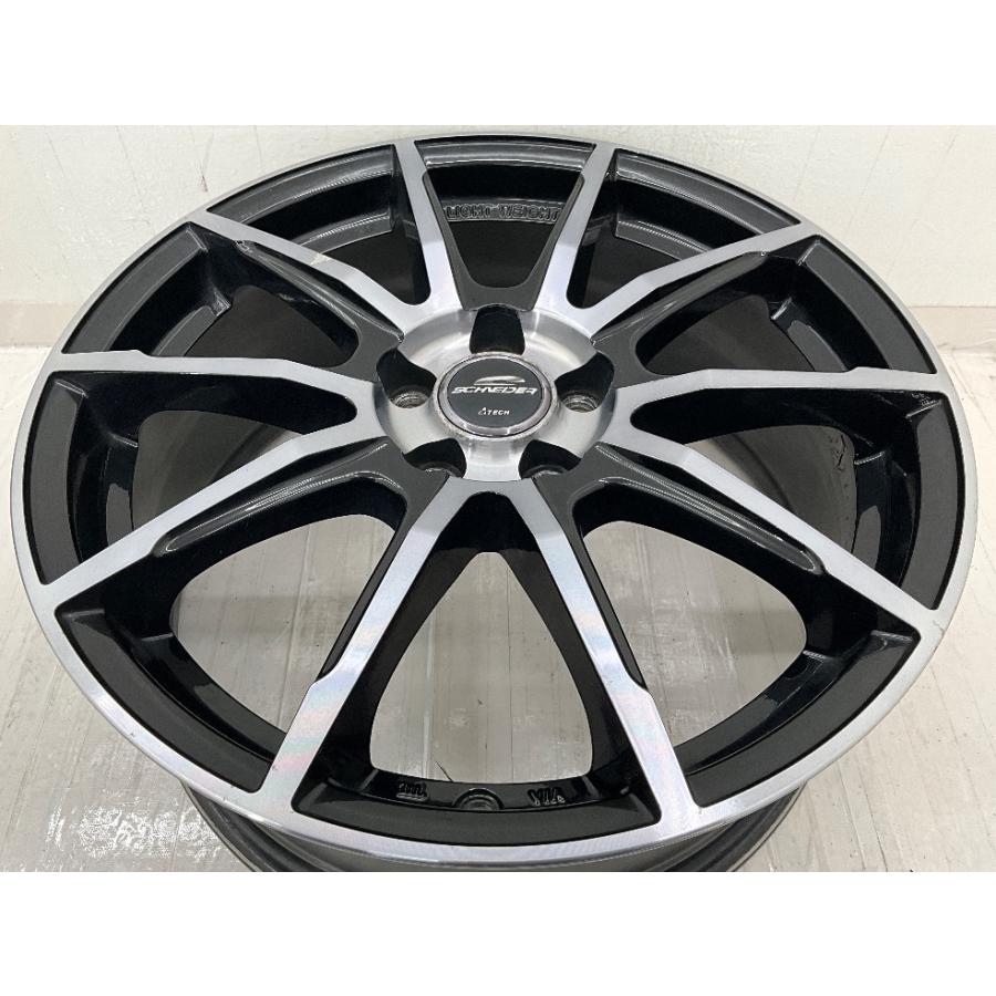 中古アルミホイール 4本セット 17×7J +48 5穴 PCD100 17インチ