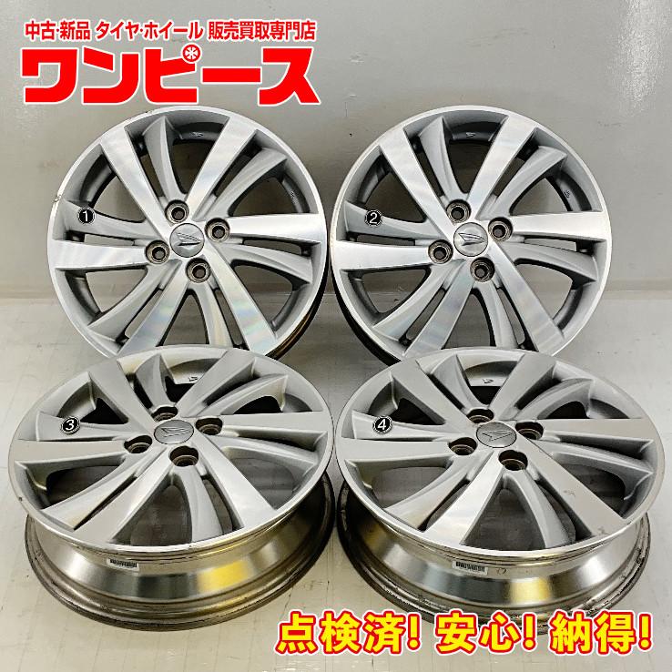 ダイハツ（DAIHATSU） 中古アルミホイール 4本セット 16×4.5J +45 4穴