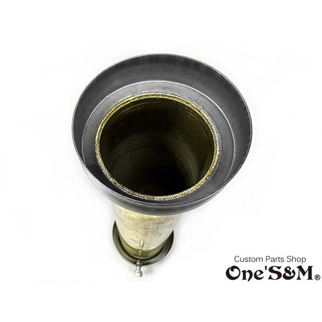 cb400f 64π70π用真鍮バッフル 真鍮サイレンサー cb400f ヨンフォア