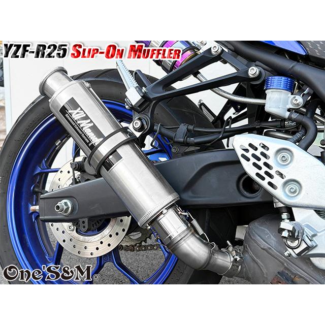 NEW YZF-R25 MT25 MT03用 ワンズ管 スリップオンマフラーセット 純正
