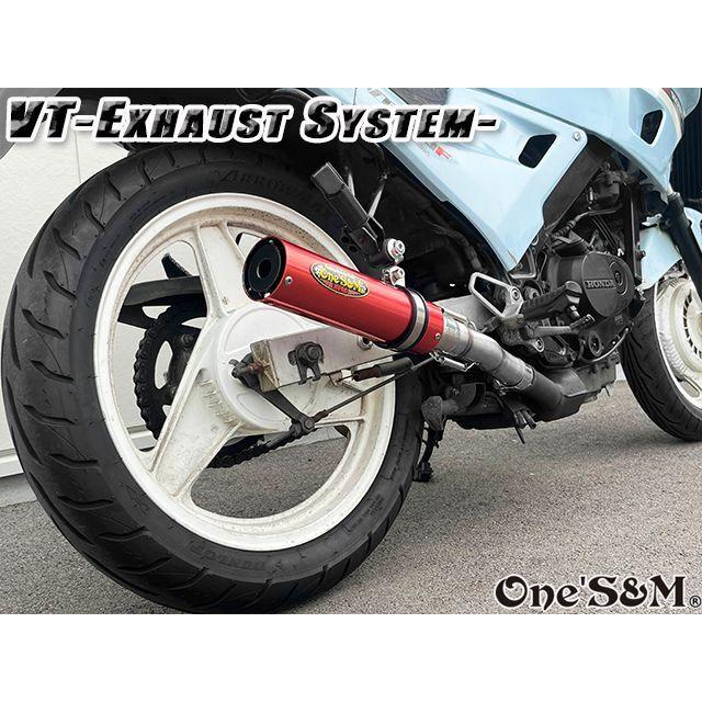 純正エキパイ専用 50.8mm マフラー中間パイプ付き VT250F VTZ250 FG FH