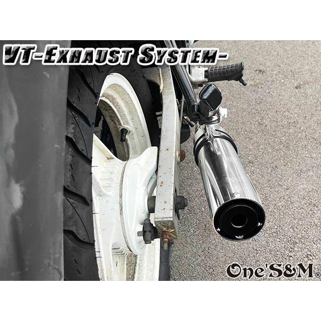 純正エキパイ専用 50.8mm マフラー中間パイプ付き VT250F VTZ250 FG FH