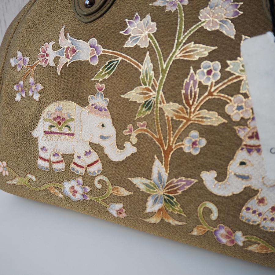 岡重 OKAJIMA ハンドバッグ 大きめサイズ トートバッグ ファスナー