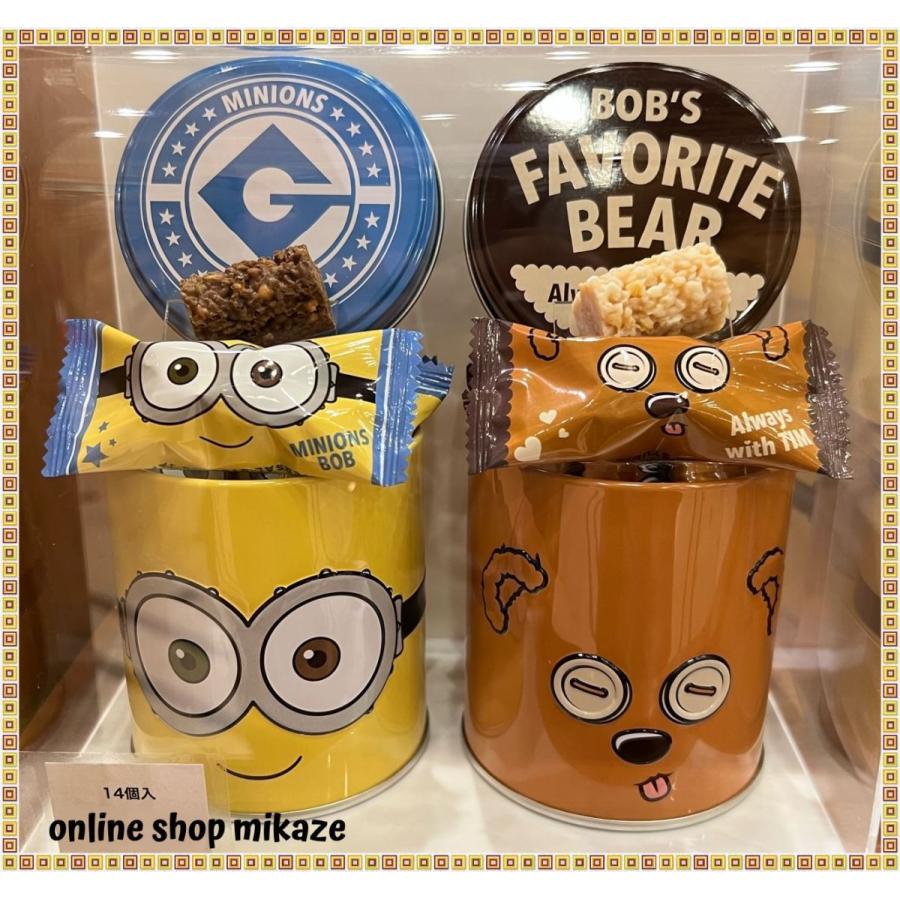 USJ ミニオン アソートクランチ 2缶セット ボブ&ティム お土産 グッズ