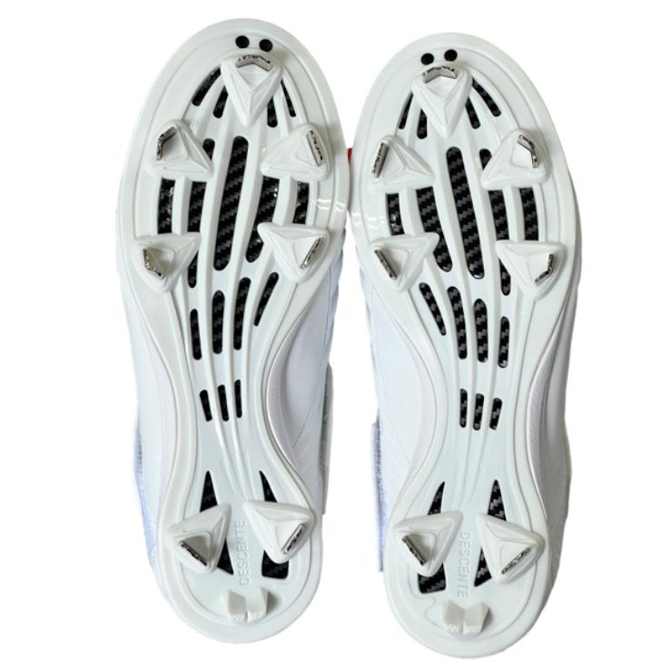 鴻江 デサント 野球 白スパイク コウノエベルトスパイク2Gプラス 高校