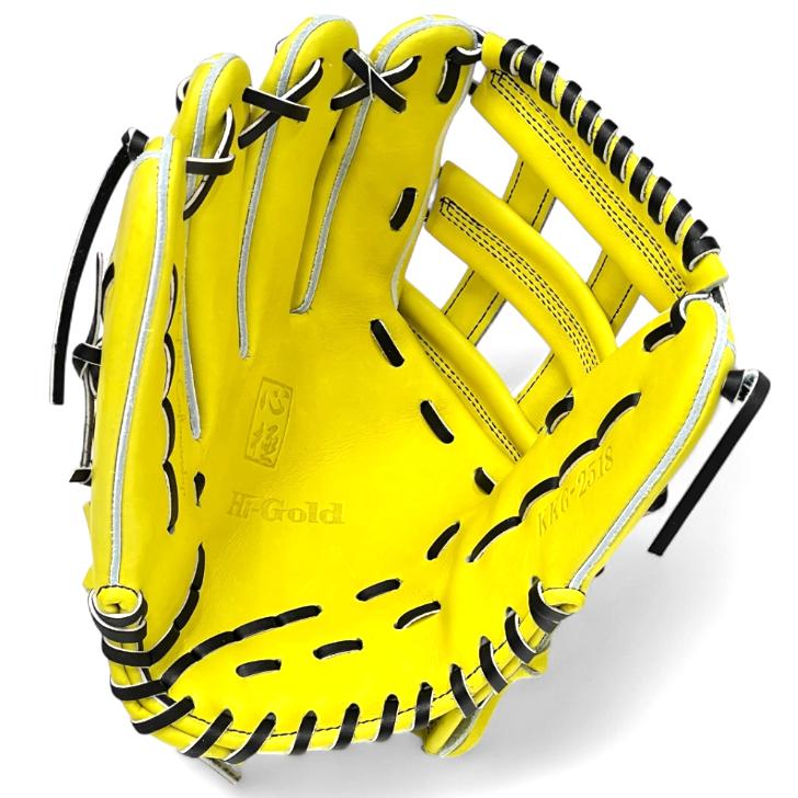 心極 【20％OFF！】ハイゴールド 硬式グローブ 外野手用 左投げ用 KKG
